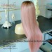 4 wig type Opational  5T Ombre Smoke Neon Hairstyle Straight Human hair wigs